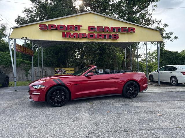 Red 2020 Ford Mustang GT Premium Convertible RWD Convertible Rear-Wheel Drive Automatic
