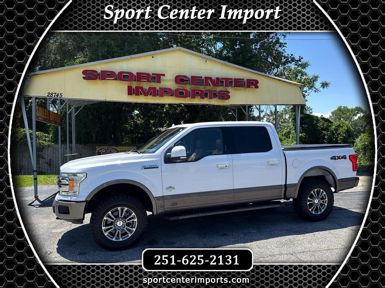 White 2020 Ford F-150 Pickup Truck Four-Wheel Drive Automatic