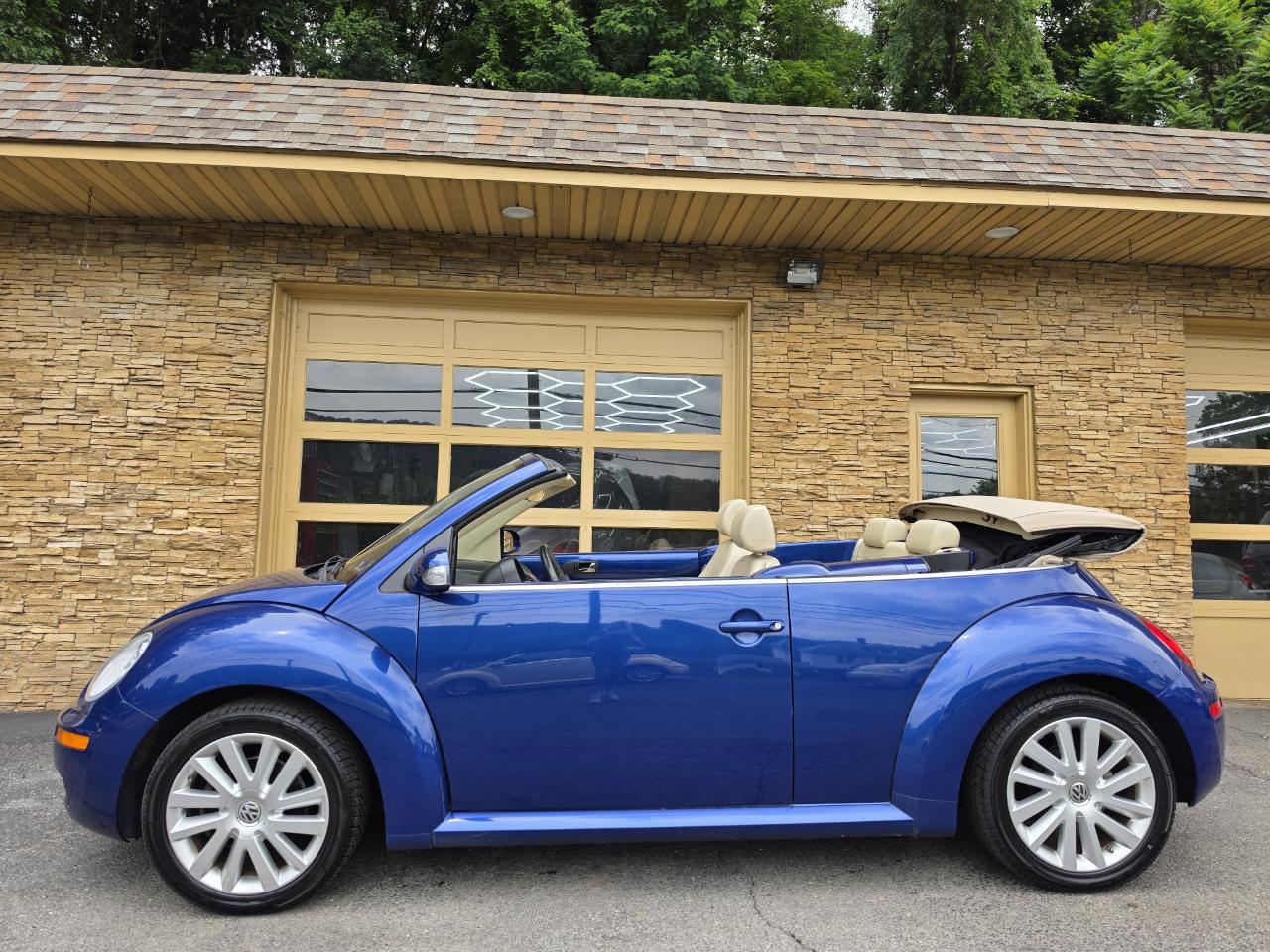 Blue 2008 Volkswagen Beetle Convertible  Automatic