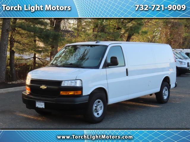 White 2020 Chevrolet Express Cargo 2500 Extended RWD Van Rear-Wheel Drive Automatic