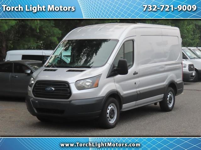 Silver 2018 Ford Transit Cargo Van Rear-Wheel Drive Automatic