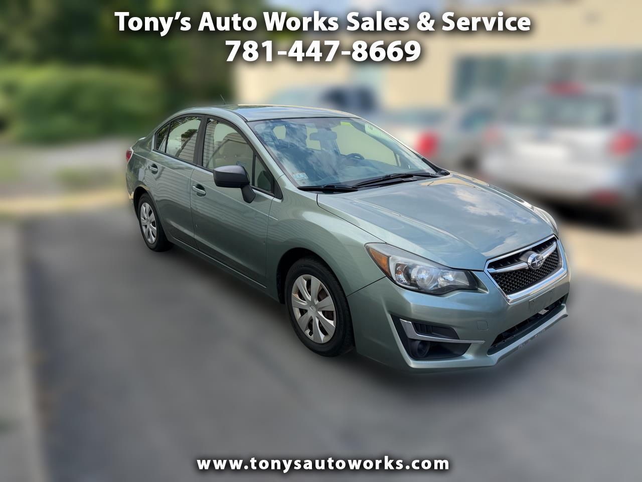 Subaru Impreza Sedan 4dr CVT 2.0i 2016