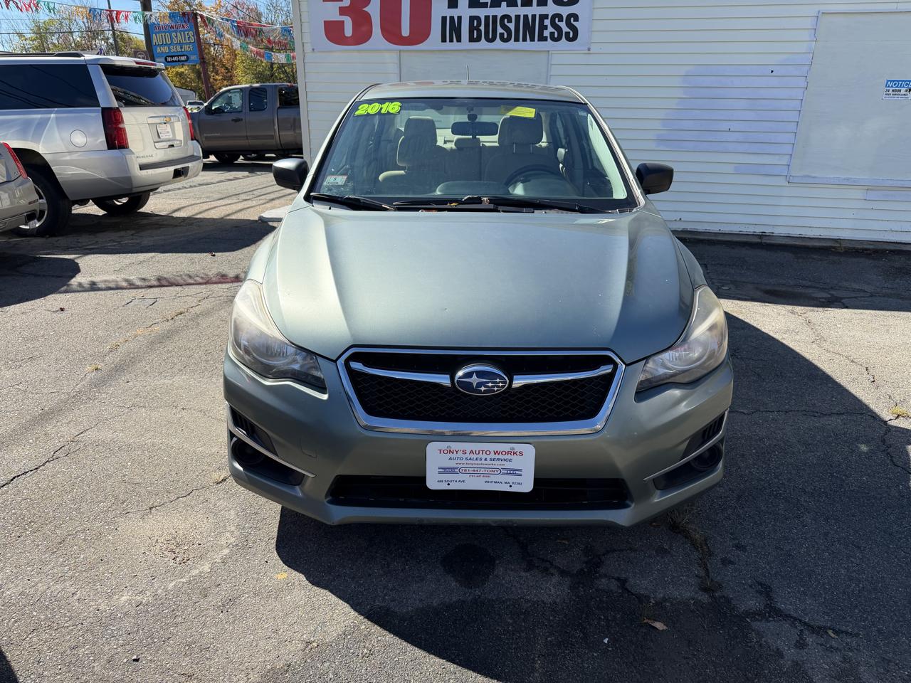 Subaru Impreza Sedan 4dr CVT 2.0i 2016
