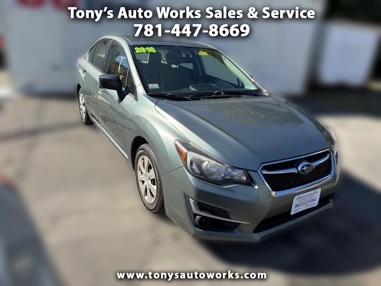 Subaru Impreza Sedan 4dr CVT 2.0i 2016