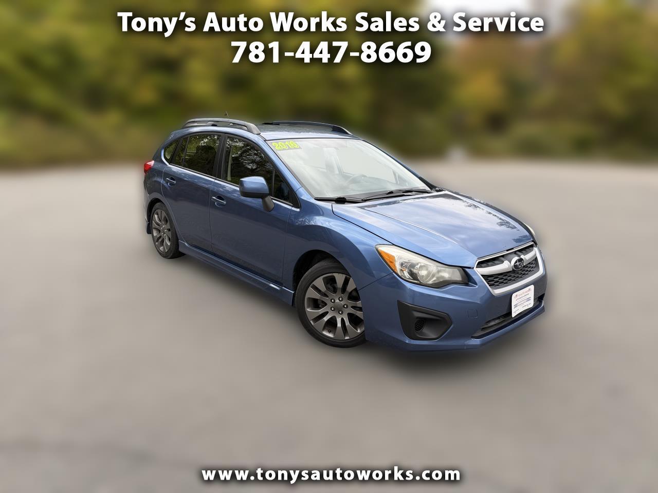 Subaru Impreza Wagon 5dr Auto 2.0i Sport Premium 2014