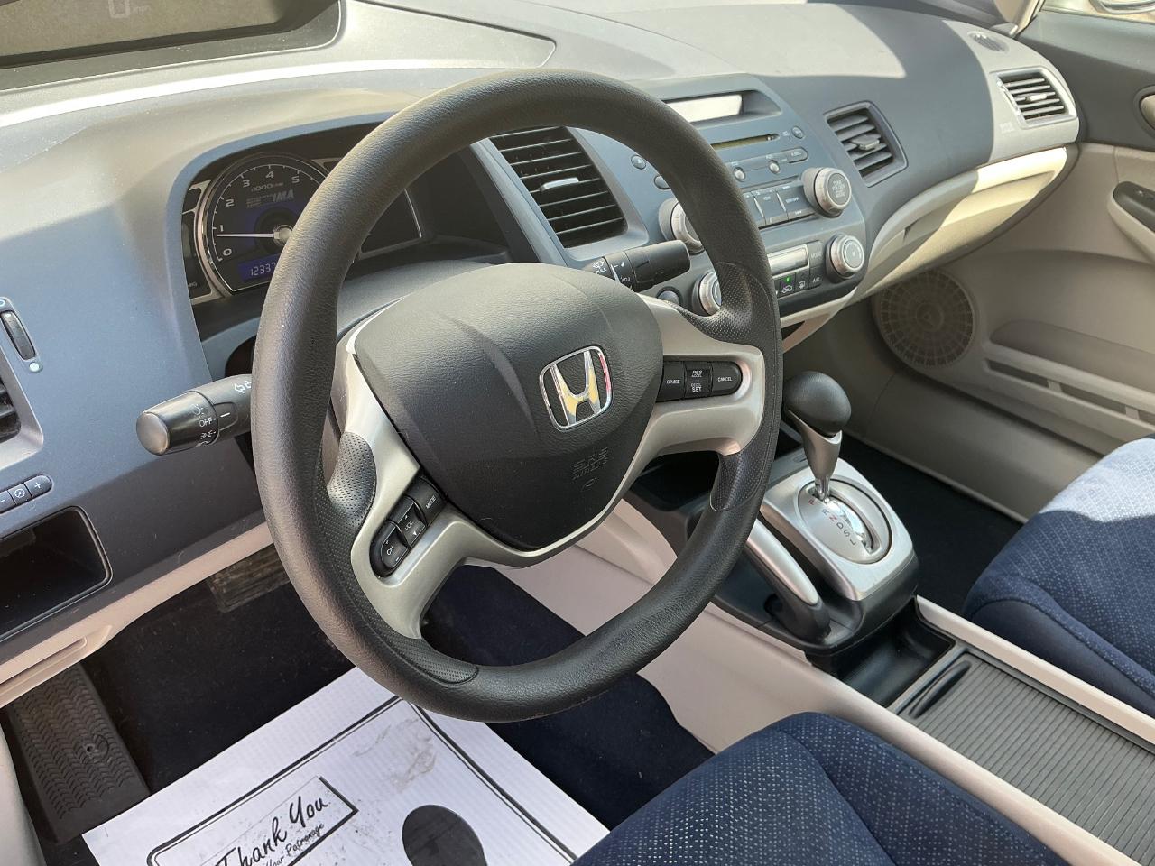 Honda Civic Hybrid CVT AT-PZEV 2008