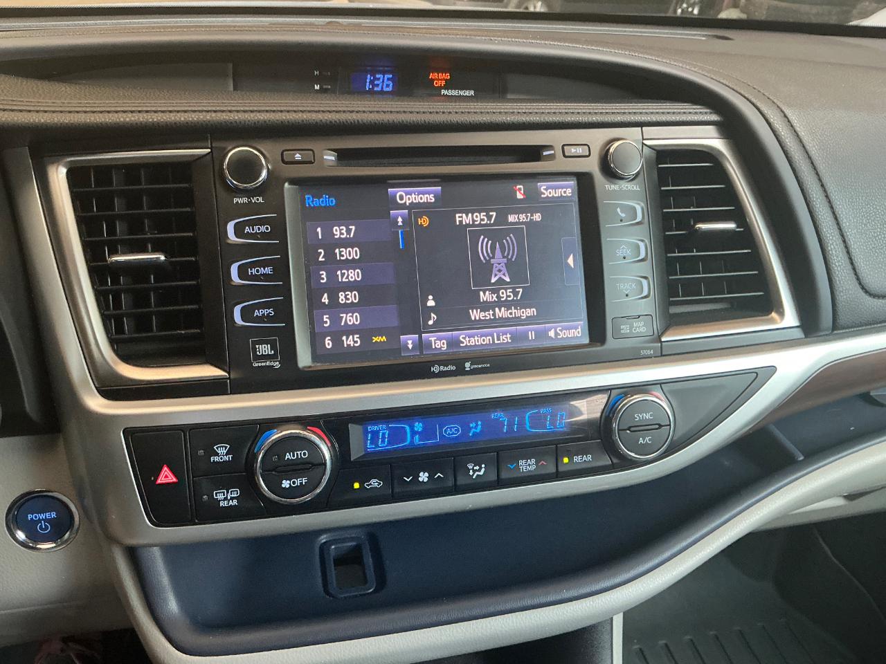 Toyota Highlander Hybrid Limited AWD 2015