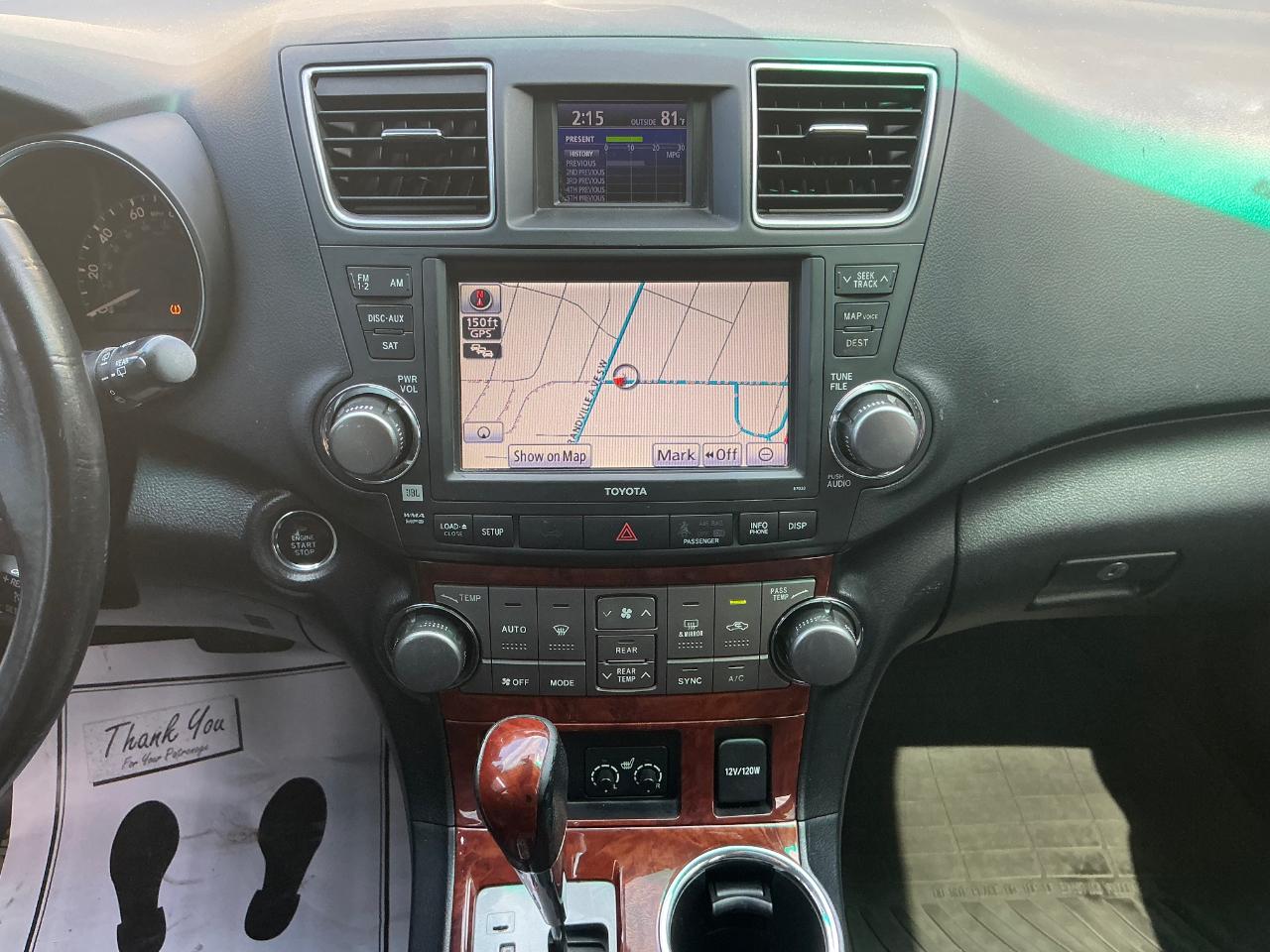 Toyota Highlander Limited 4WD 2011