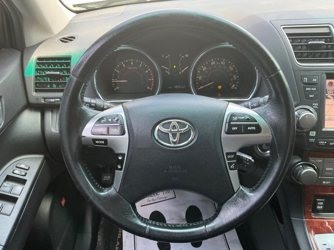Toyota Highlander Limited 4WD 2011
