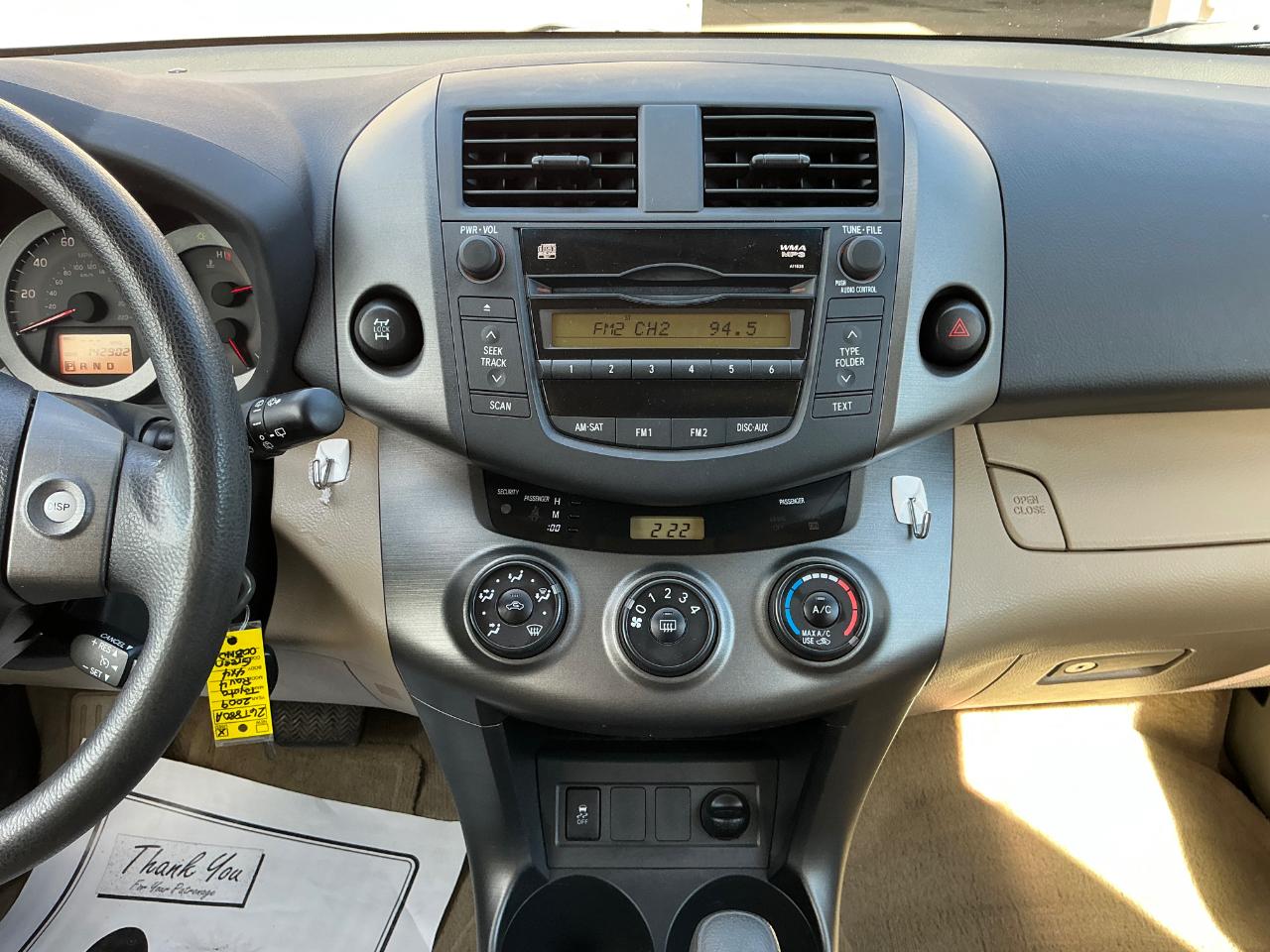 Toyota RAV4 Base I4 4WD 2009
