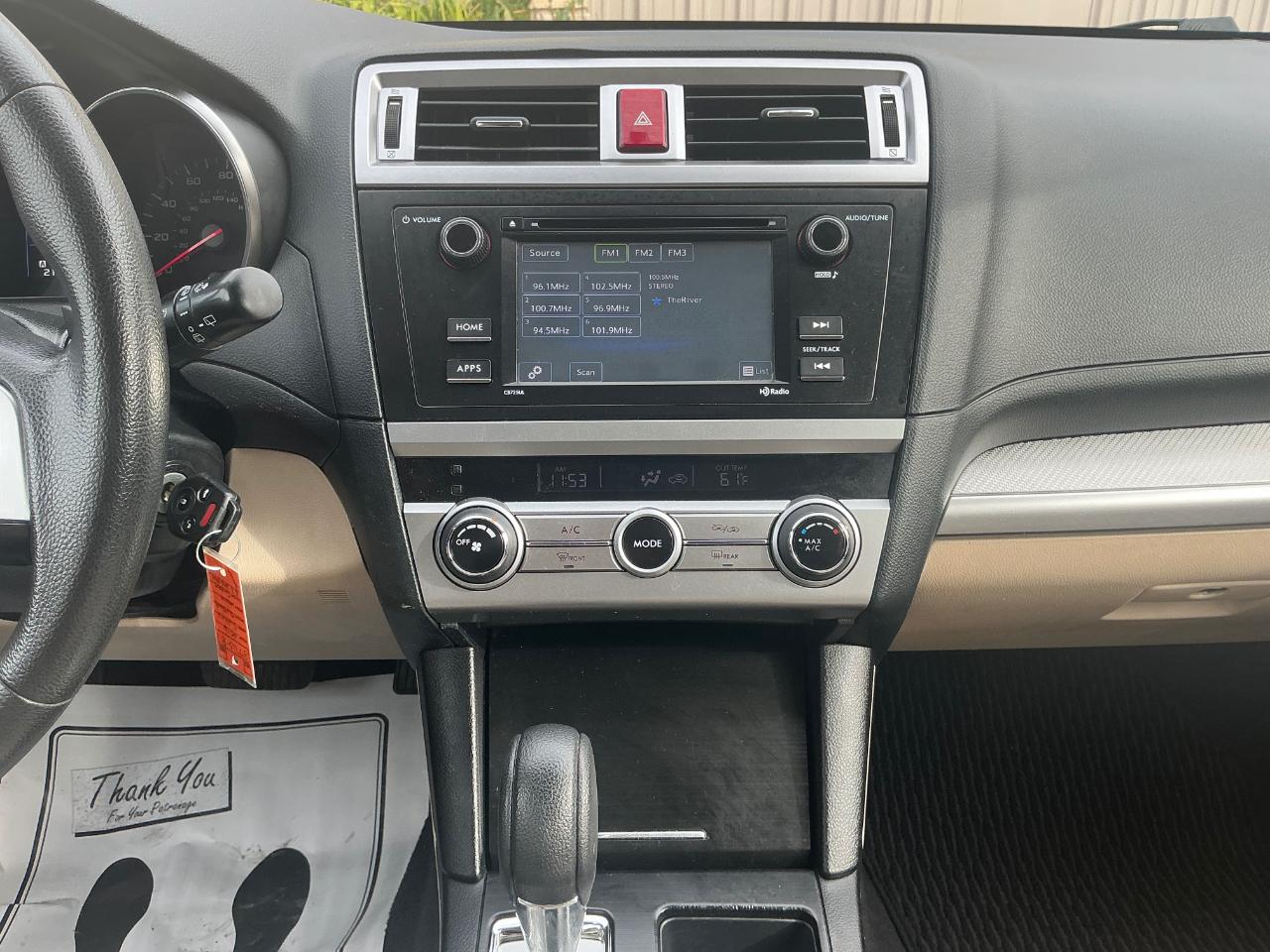 Subaru Outback 2.5i 2016