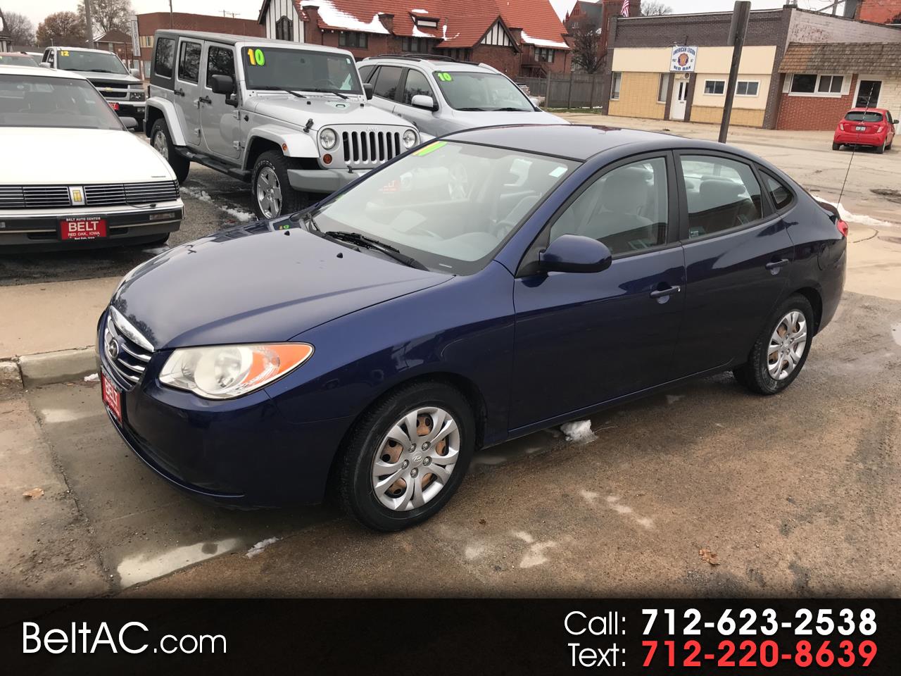 Used 2010 Hyundai Elantra 4dr Sdn Man Blue for Sale in Red Oak IA 51566