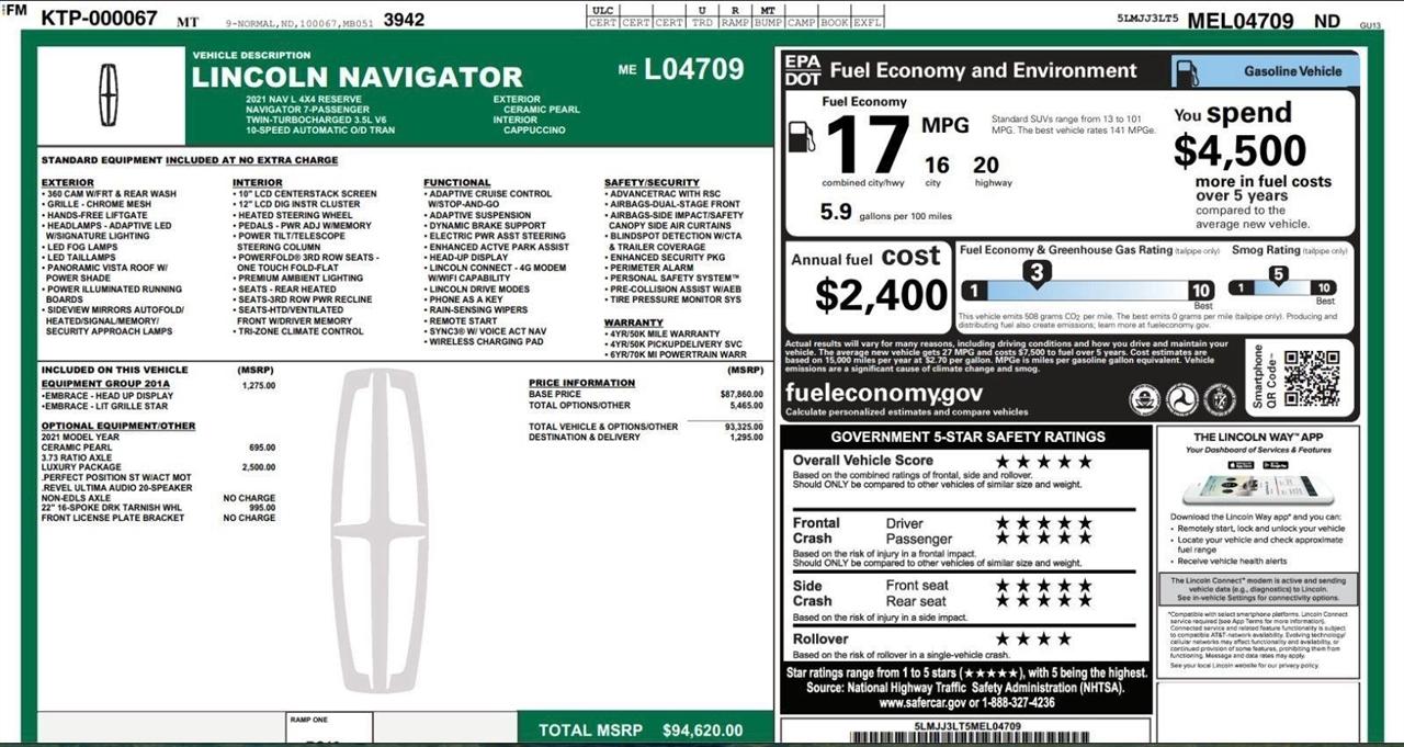 Lincoln Navigator  2021