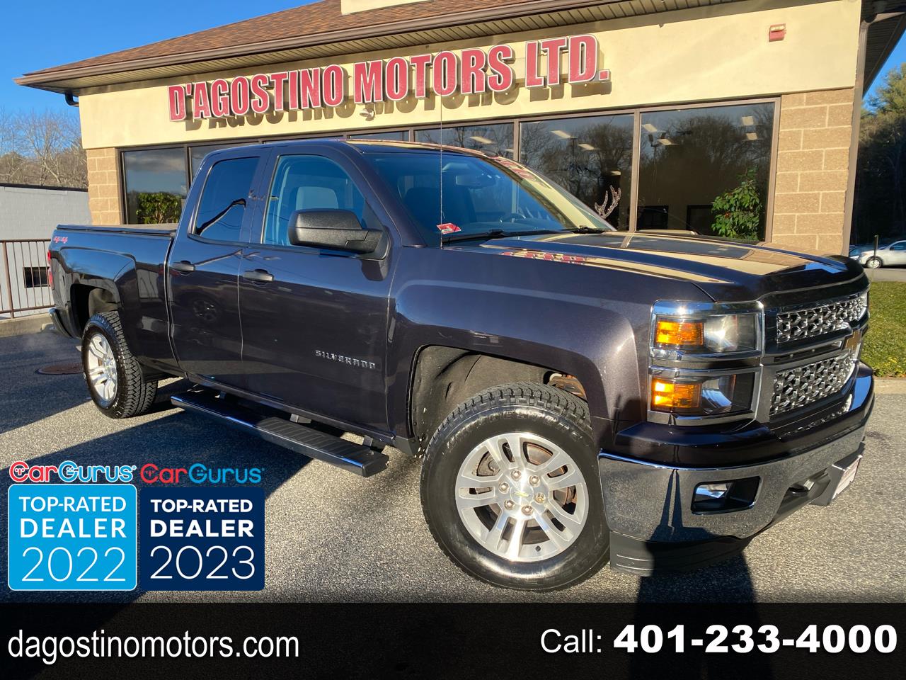 2014 Chevrolet Silverado 1500 4WD Ext Cab 143.5" LT