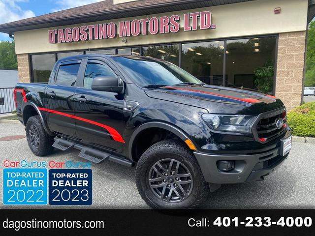 Shadow Black 2021 Ford Ranger XLT SuperCrew 4WD Pickup Truck Four-Wheel Drive Automatic