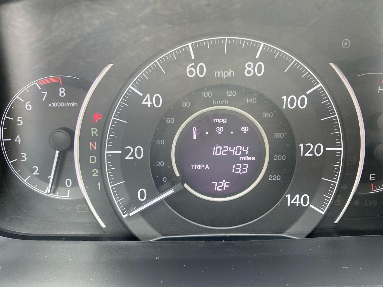 Honda CR-V EX 4WD 5-Speed AT 2013