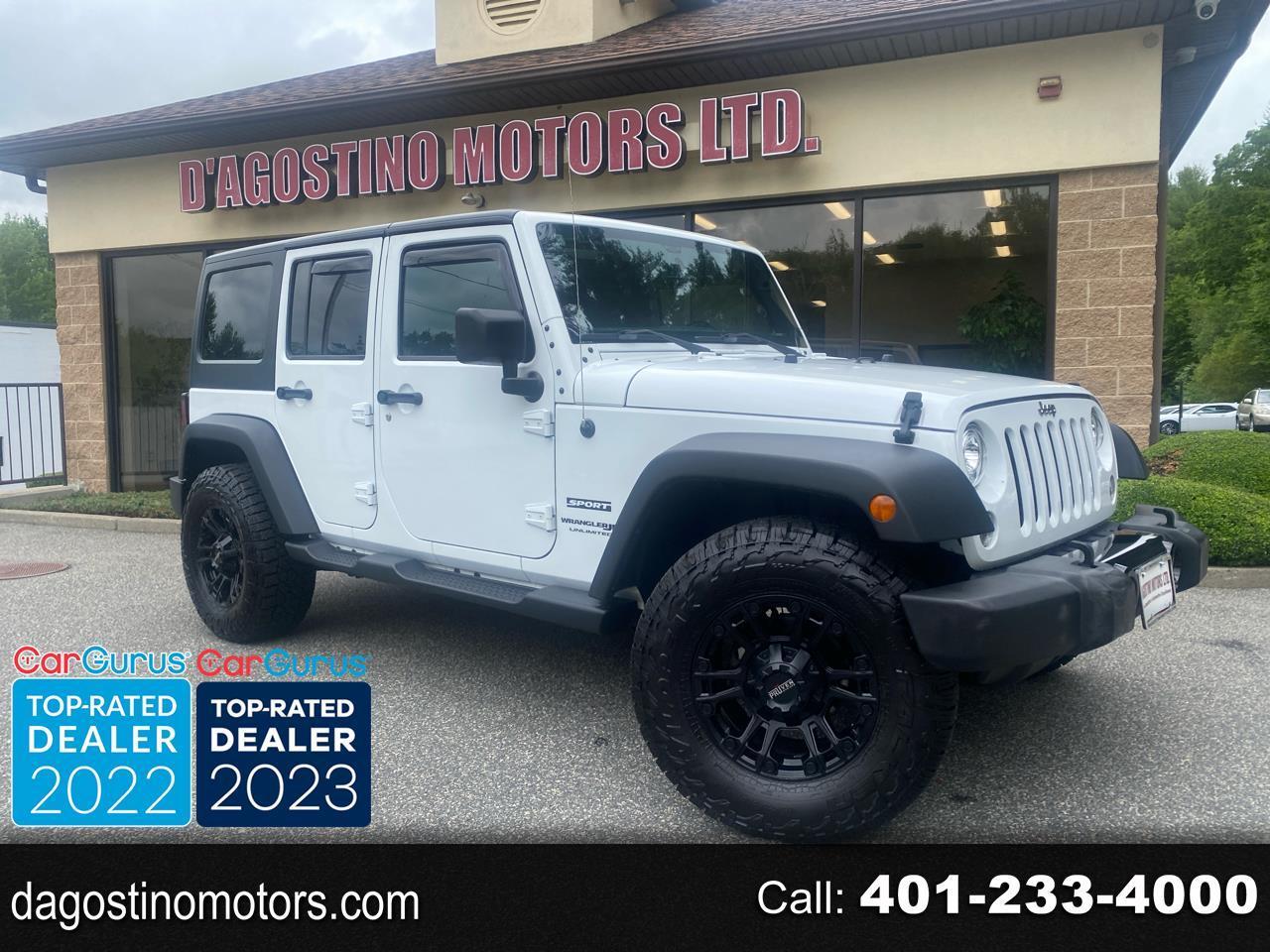 2018 Jeep Wrangler JK Unlimited Sport 4WD