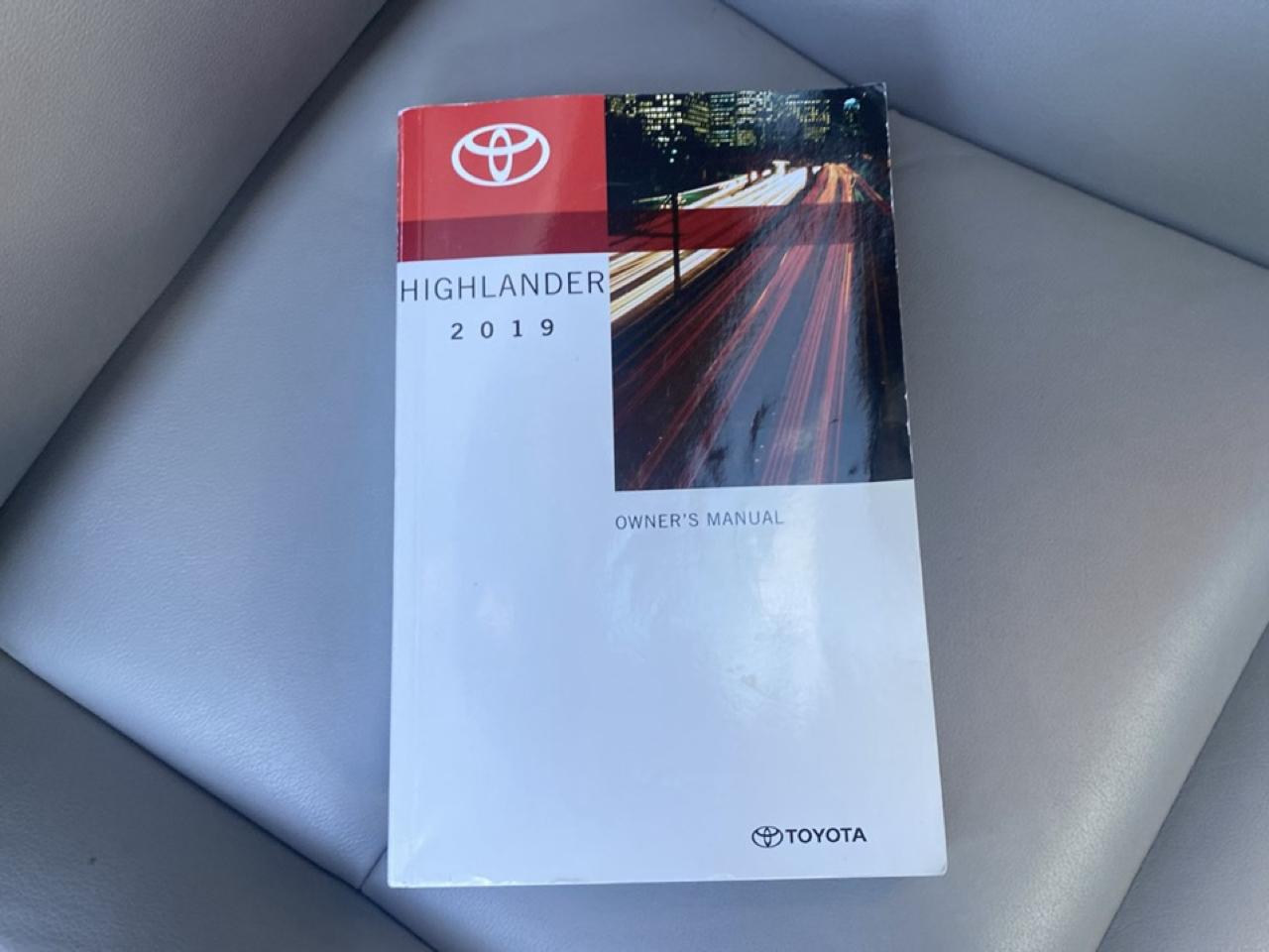 Toyota Highlander XLE AWD V6 2019
