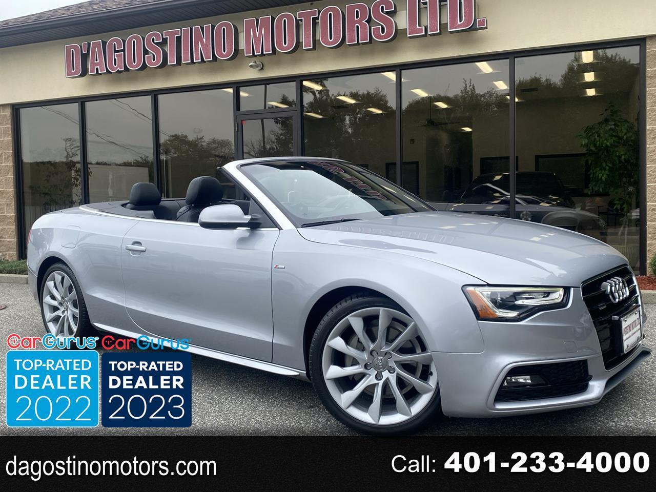 2015 Audi A5 2.0T Premium Plus Cabriolet quattro