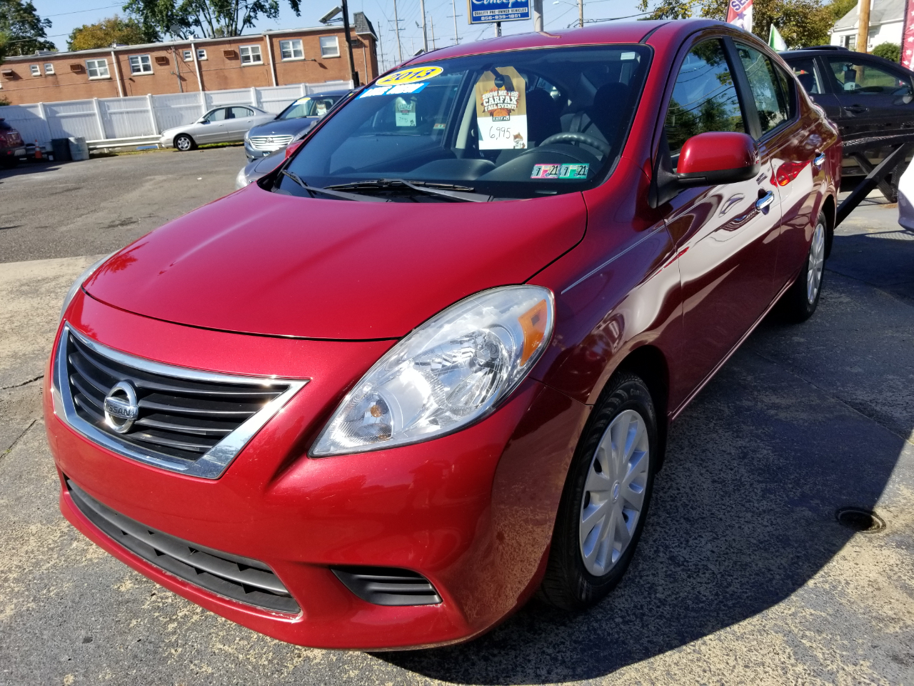 Used 2013 Nissan Versa 1.6 SL Sedan for Sale in Glendora NJ 08029 Auto