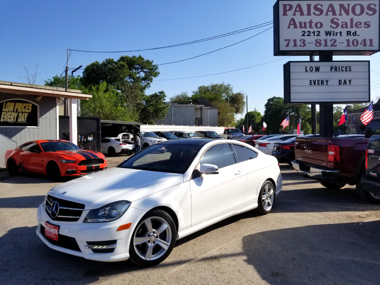 Used 2015 Mercedes-Benz C-Class C250 Coupe for Sale in Houston TX 77055 ...
