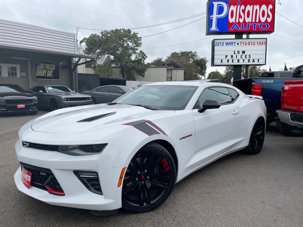 Used 2018 Chevrolet Camaro 2ss Coupe 8a For Sale In Houston Tx 77055 Paisanos Auto