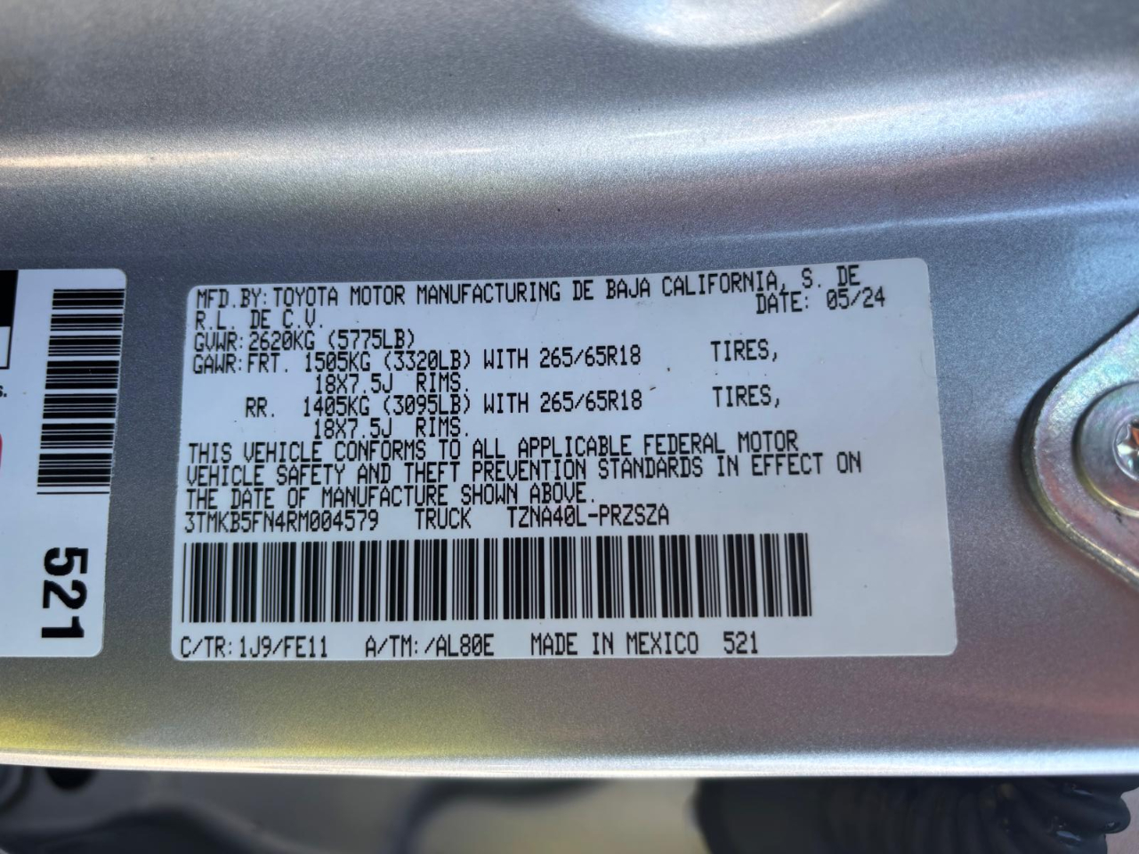 Toyota Tacoma  2024 Toyota Tacoma  2024