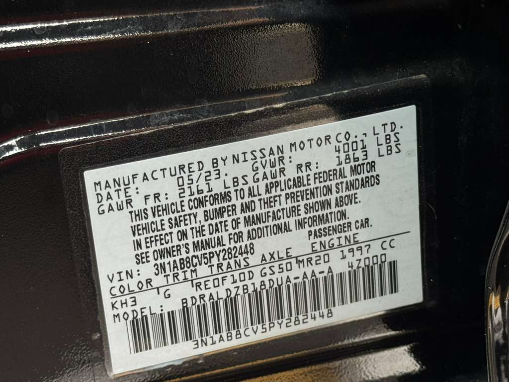 Nissan Sentra SV 2023