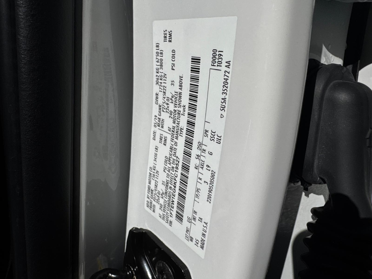 Ford F-150 Limited 4WD SuperCrew 5.5' Box 2019