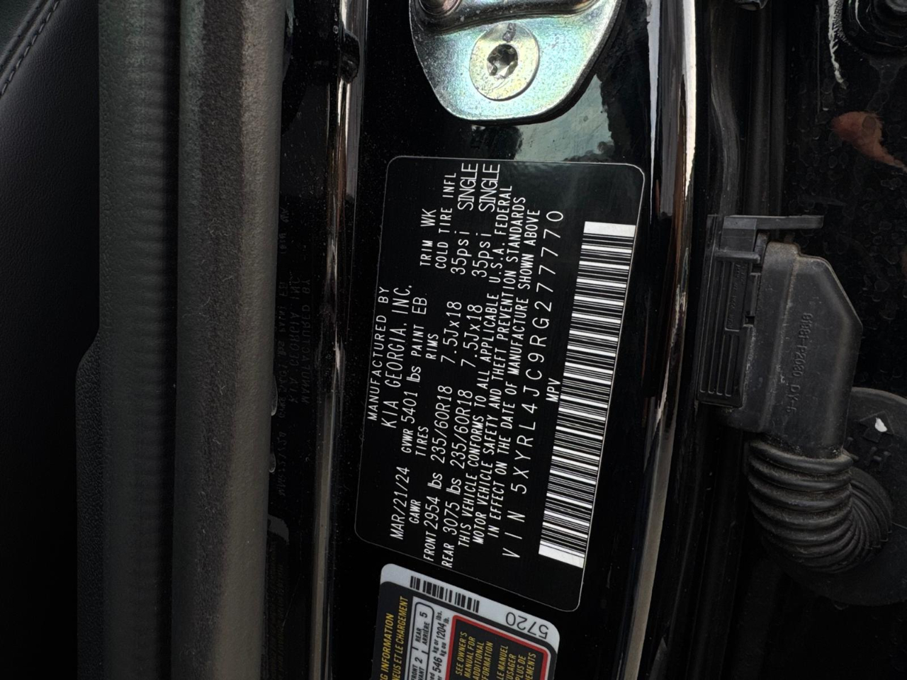 Kia Sorento S 2WD 2024