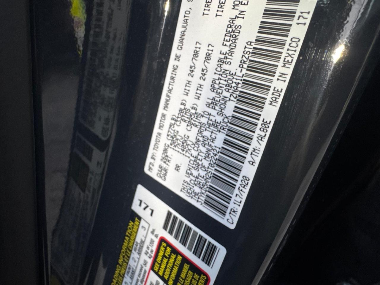 Toyota Tacoma SR Double Cab 2WD 2025