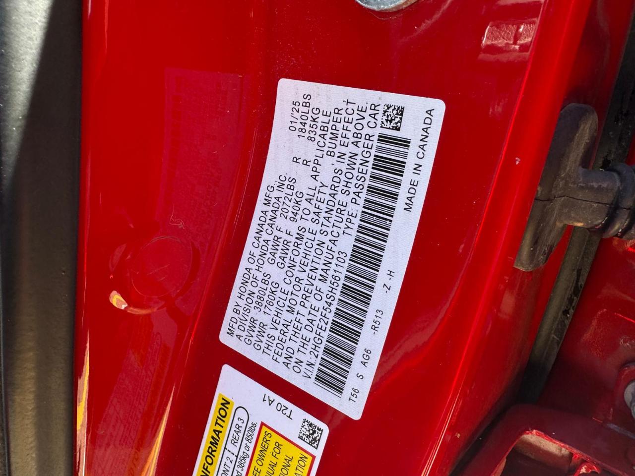 Honda Civic Sport 2025