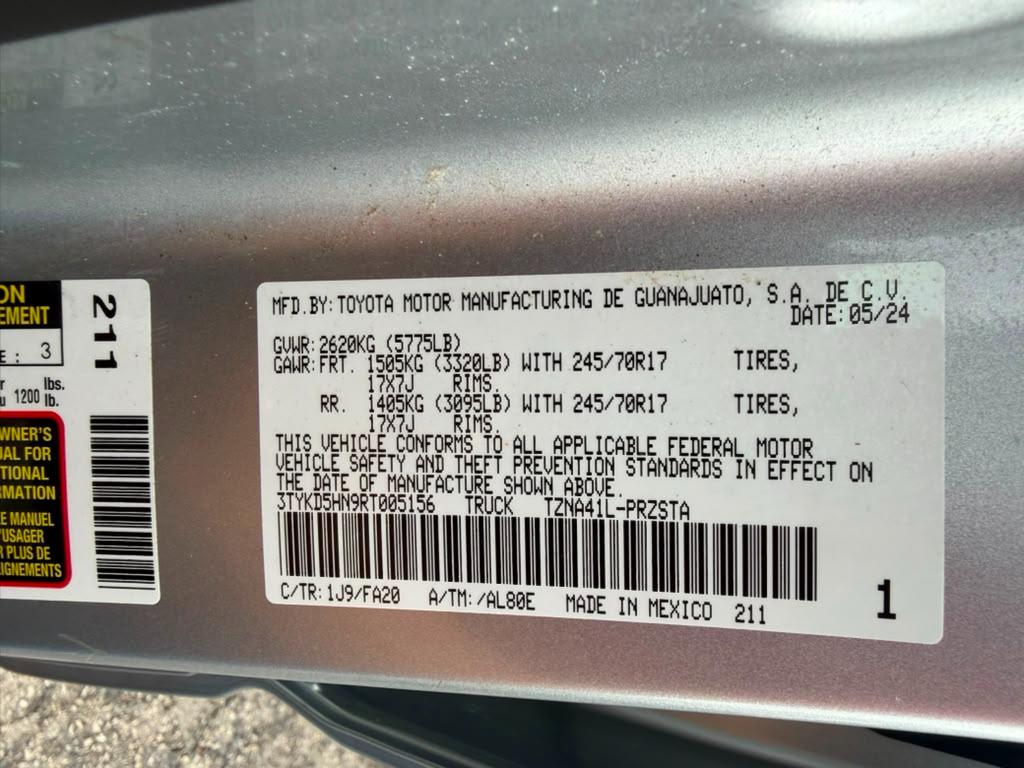 Toyota Tacoma SR Double Cab 2WD 2024