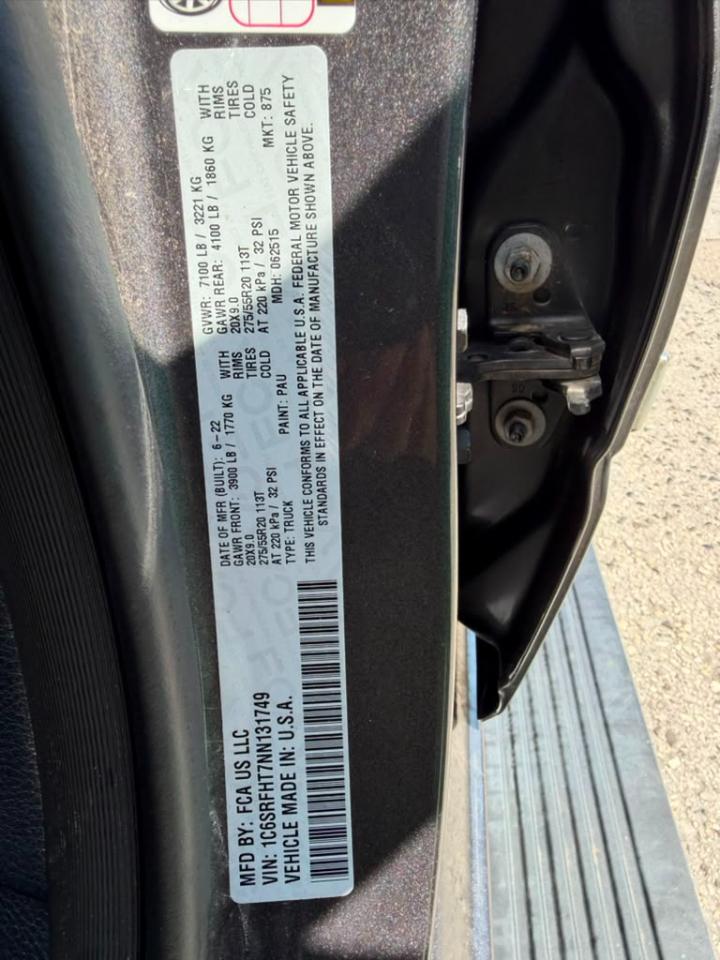 RAM 1500  2022