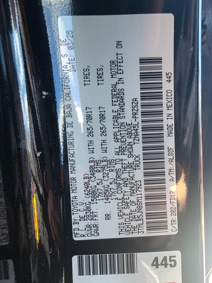 Toyota Tacoma TRD Sport Double Cab 4WD 2025