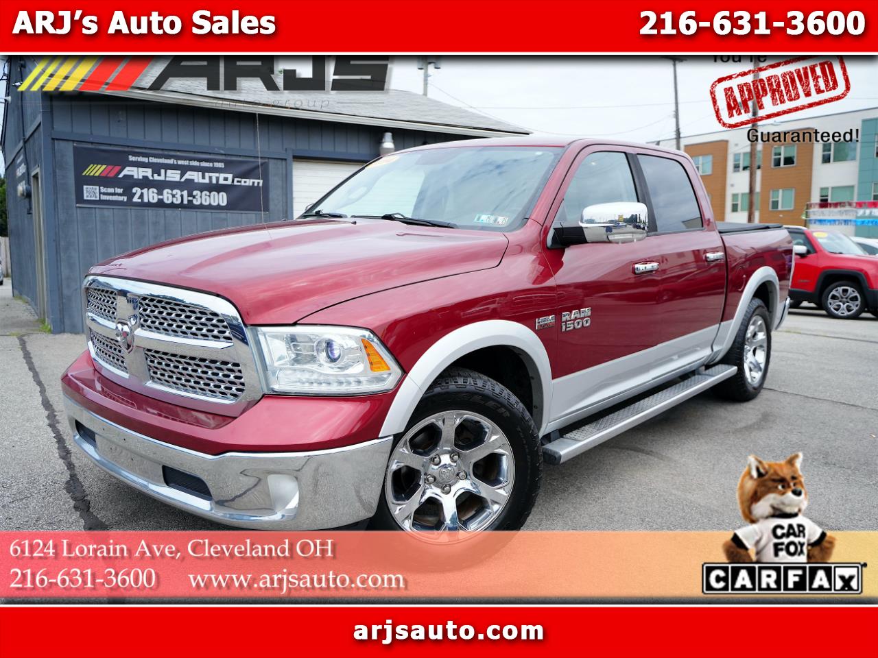 2014 RAM 1500 4WD Crew Cab 140.5" Laramie