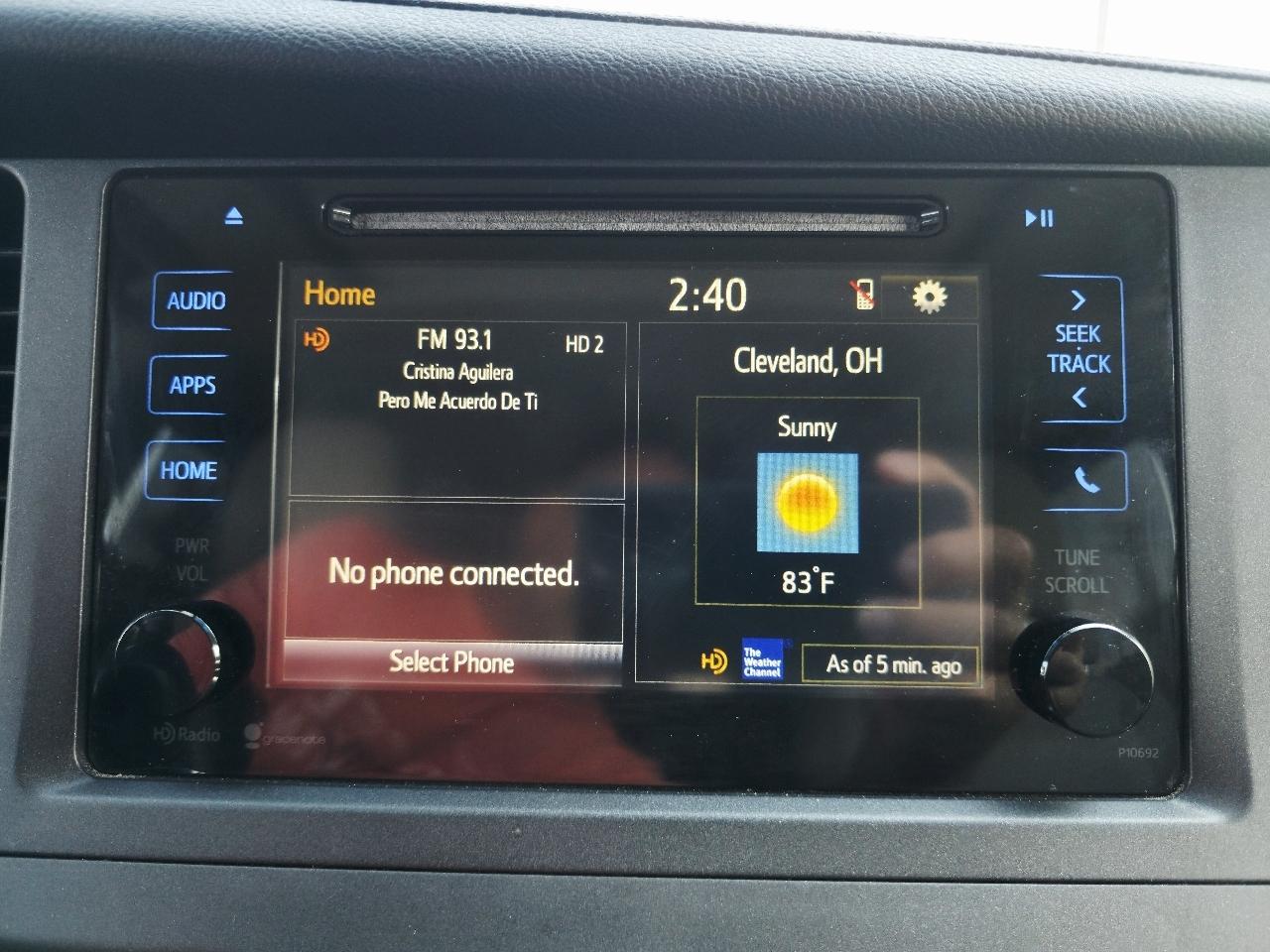 Toyota Sienna XLE FWD 8-Passenger V6 2015