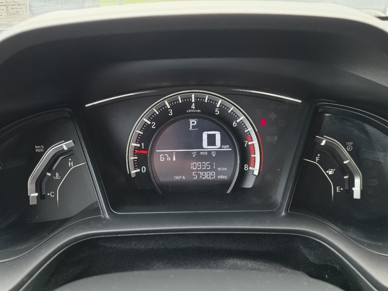 Honda Civic LX Sedan CVT 2016