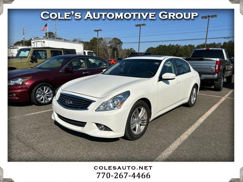 Infiniti G37 Sedan 4dr Journey RWD 2013