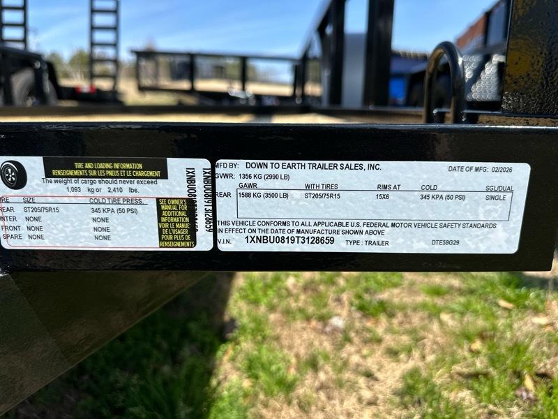 Down 2 Earth Trailers Utility Trailer  2026