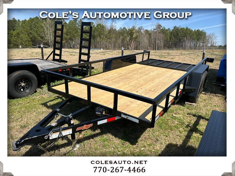 2026 Down 2 Earth Trailers Utility Trailer 82x16 Tandem Axle 7K lbs