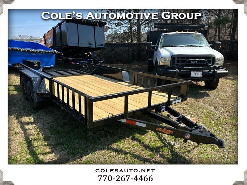 2026 Down 2 Earth Trailers ATV Hauler 82x16 Tandem Axle Side Load ATV Trailer