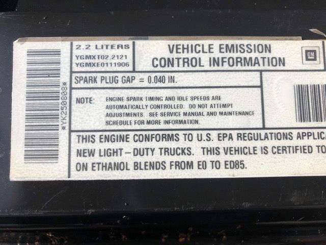 Chevrolet S10 Pickup  2000