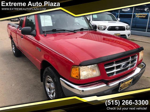 Red 2001 Ford Ranger Pickup Truck Automatic