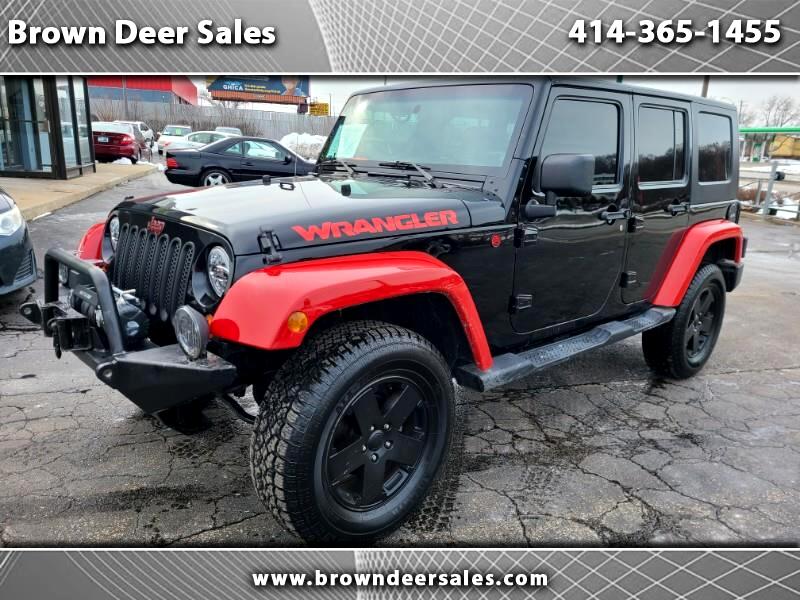 Used 2010 Jeep Wrangler Unlimited Sahara 4WD for Sale in Milwaukee WI 53224  Brown Deer Sales