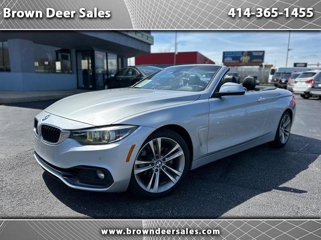 Silver 2018 BMW 4 Series 430i Convertible RWD Convertible Rear-Wheel Drive Automatic