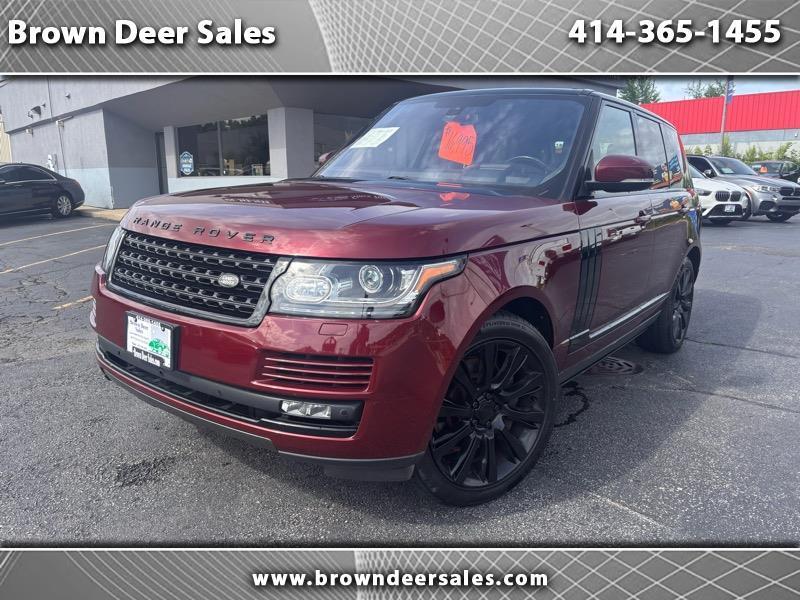 2016 Land Rover Range Rover Supercharged