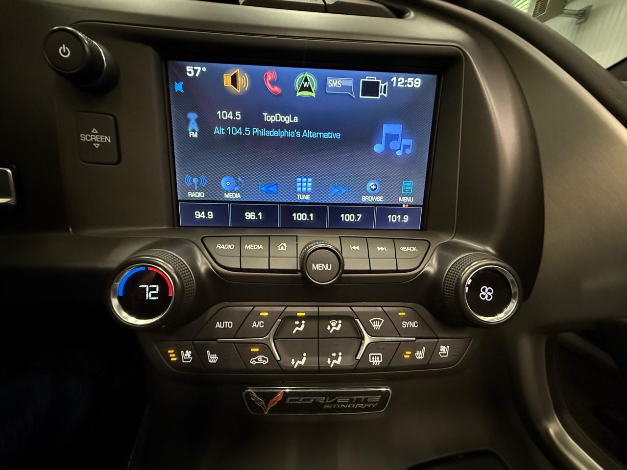 Chevrolet Corvette 2dr Stingray Cpe w/3LT 2016