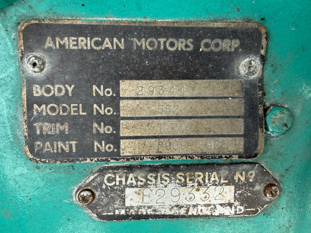 Metropolitan Hudson  1956