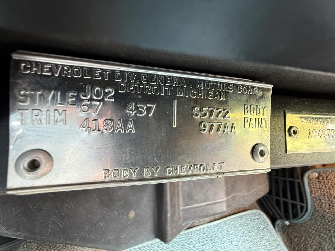 Chevrolet Corvette Coupe 1967
